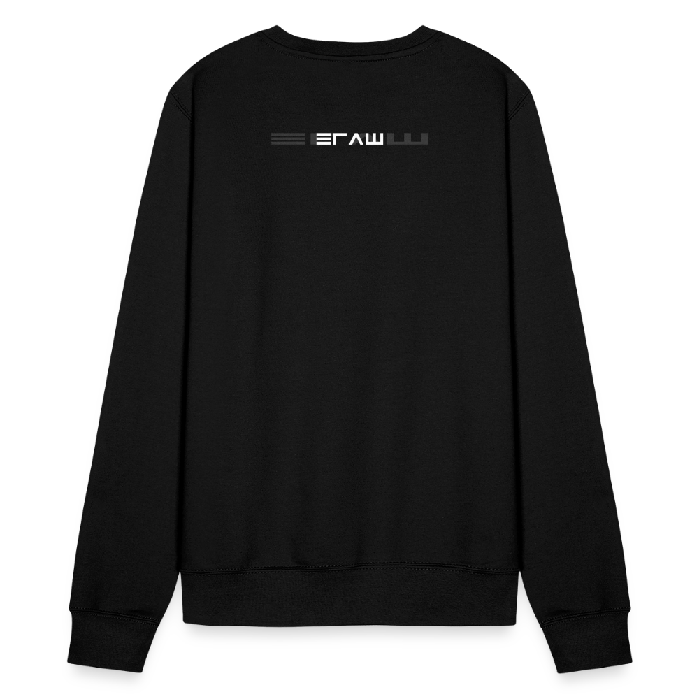 💿 Unisex Premium Organic Sweater "SHARP" 💿 - Schwarz