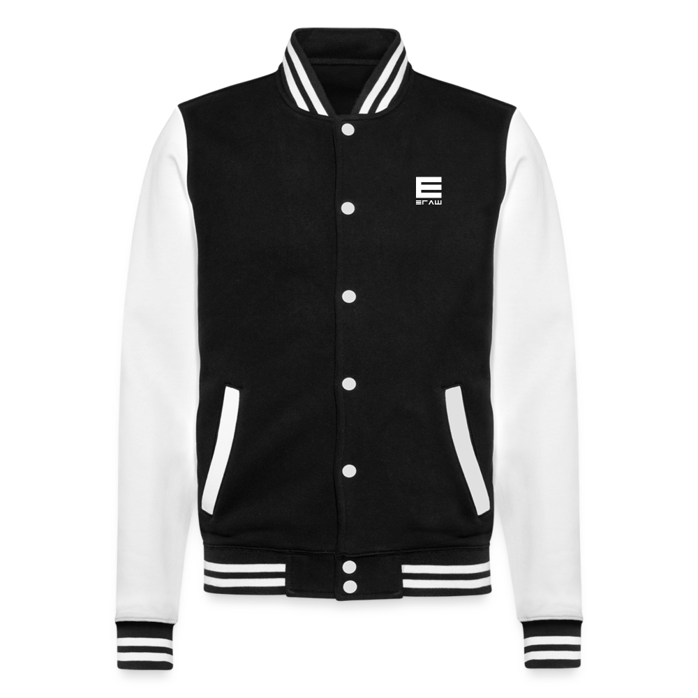 🕶️ College Jacket - Schwarz/Weiß