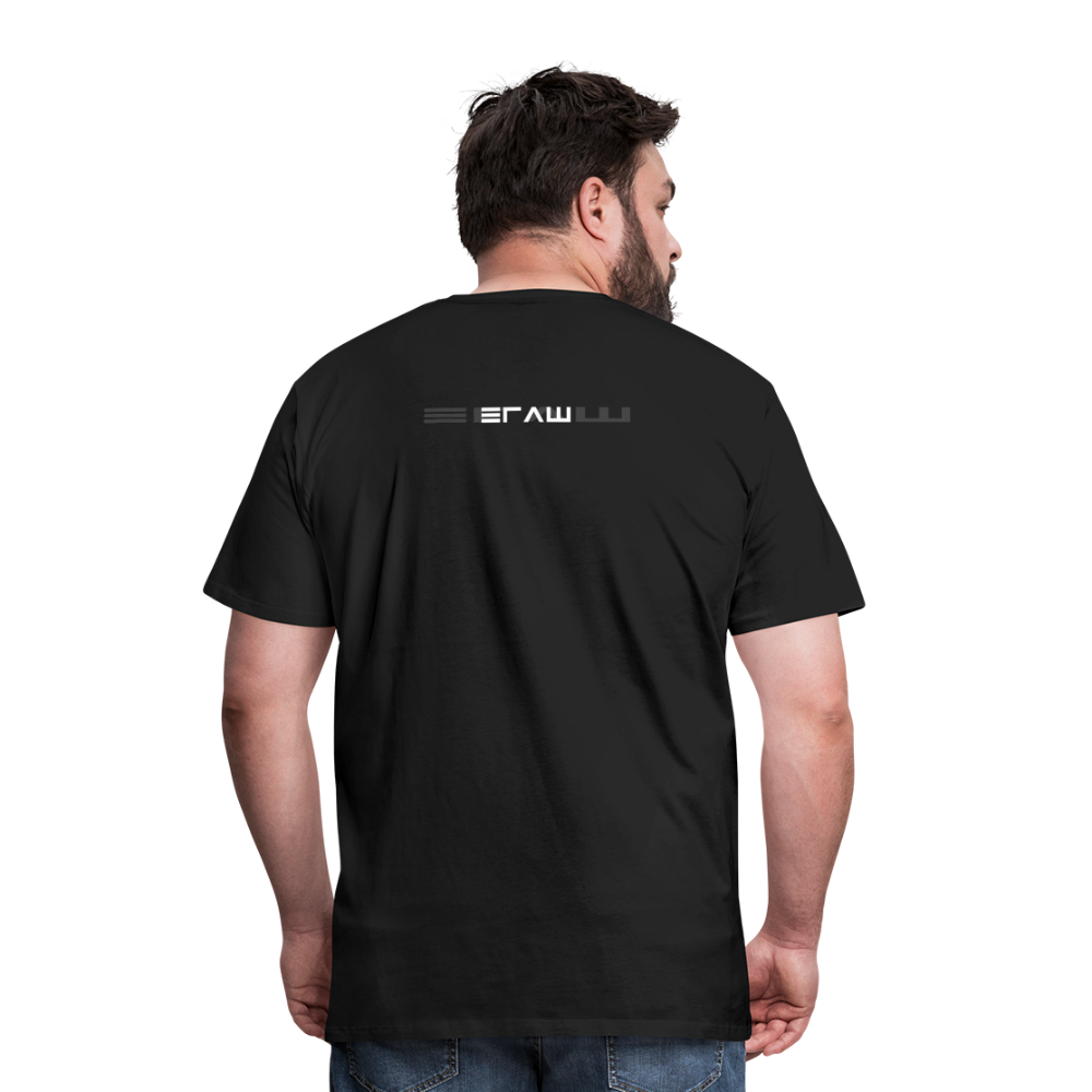 🦾 Men Premium Organic T-Shirt "WARRIOR" 🦾 - Schwarz