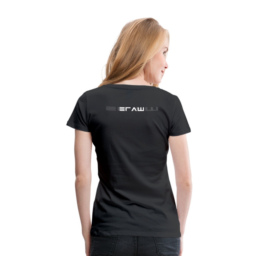 🦾 Women Premium Organic T-Shirt "WARRIOR" 🦾 - Schwarz
