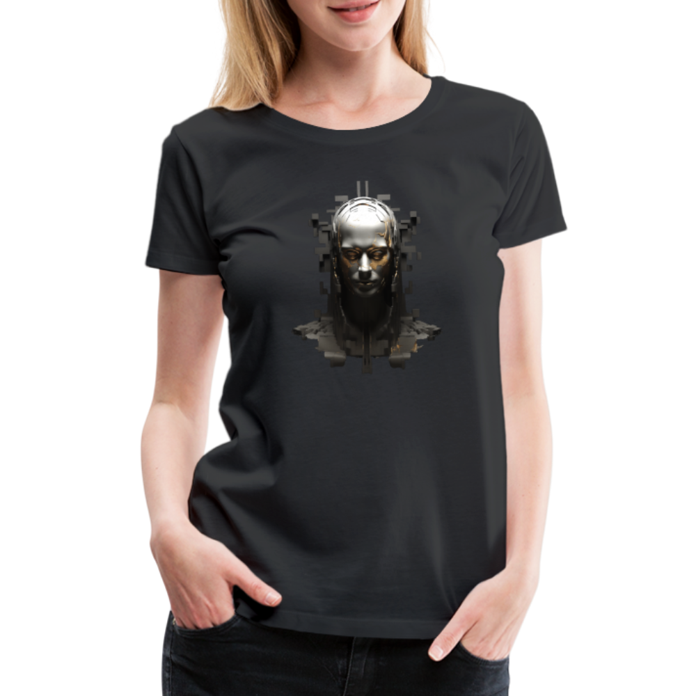 🦾 Women Premium Organic T-Shirt "GRITTA" 🦾 - Schwarz