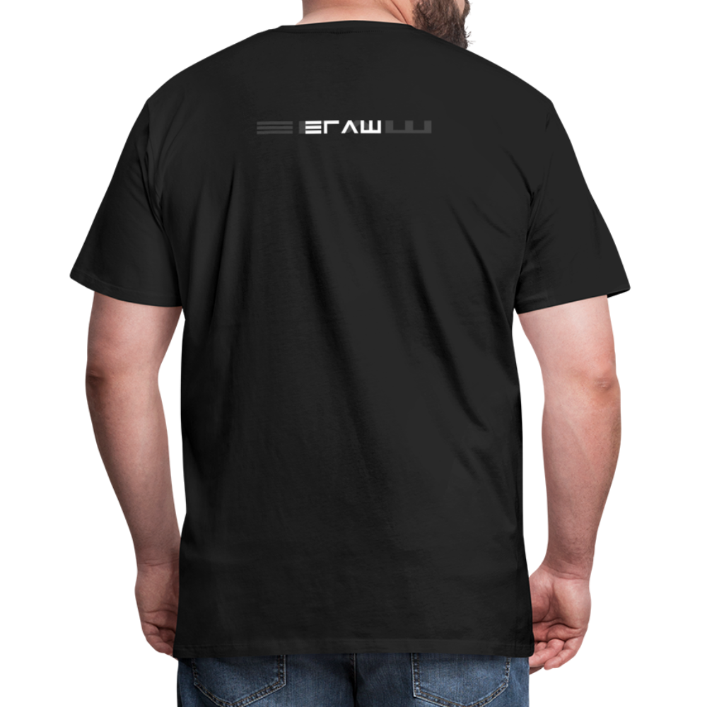 💿 Men Premium Organic T-Shirt "SWIRLER" 💿 - Schwarz