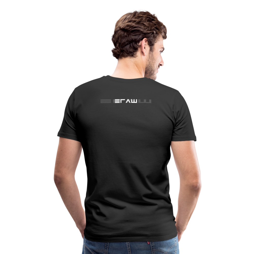 💿 Men Premium Organic T-Shirt "SECRET" 💿 - Schwarz