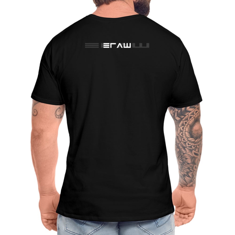 👽 Men Premium Organic T-Shirt "DANZIL" 👽 - Schwarz