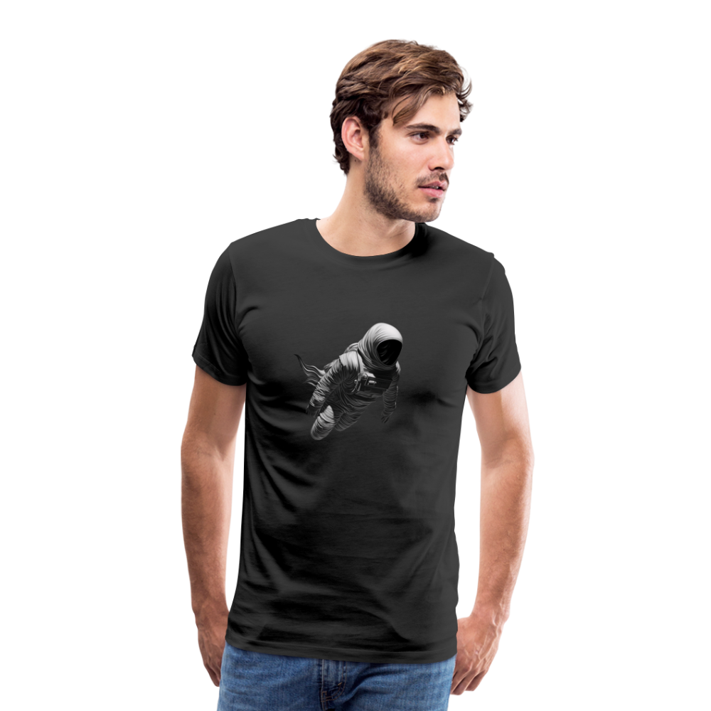 👽 Men Premium Organic T-Shirt "TRAVELLER" 👽 - Schwarz