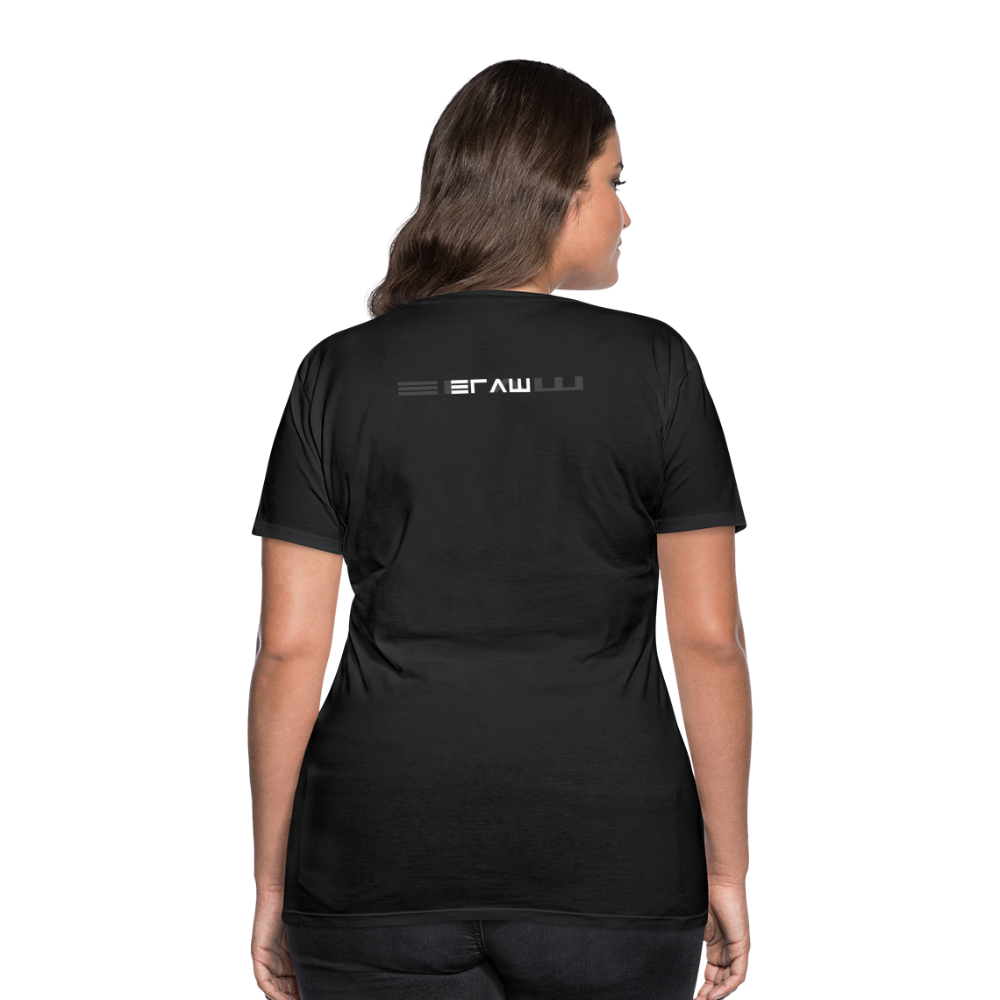 👽 Women Premium Organic T-Shirt "TRAVELLER" 👽 - Schwarz