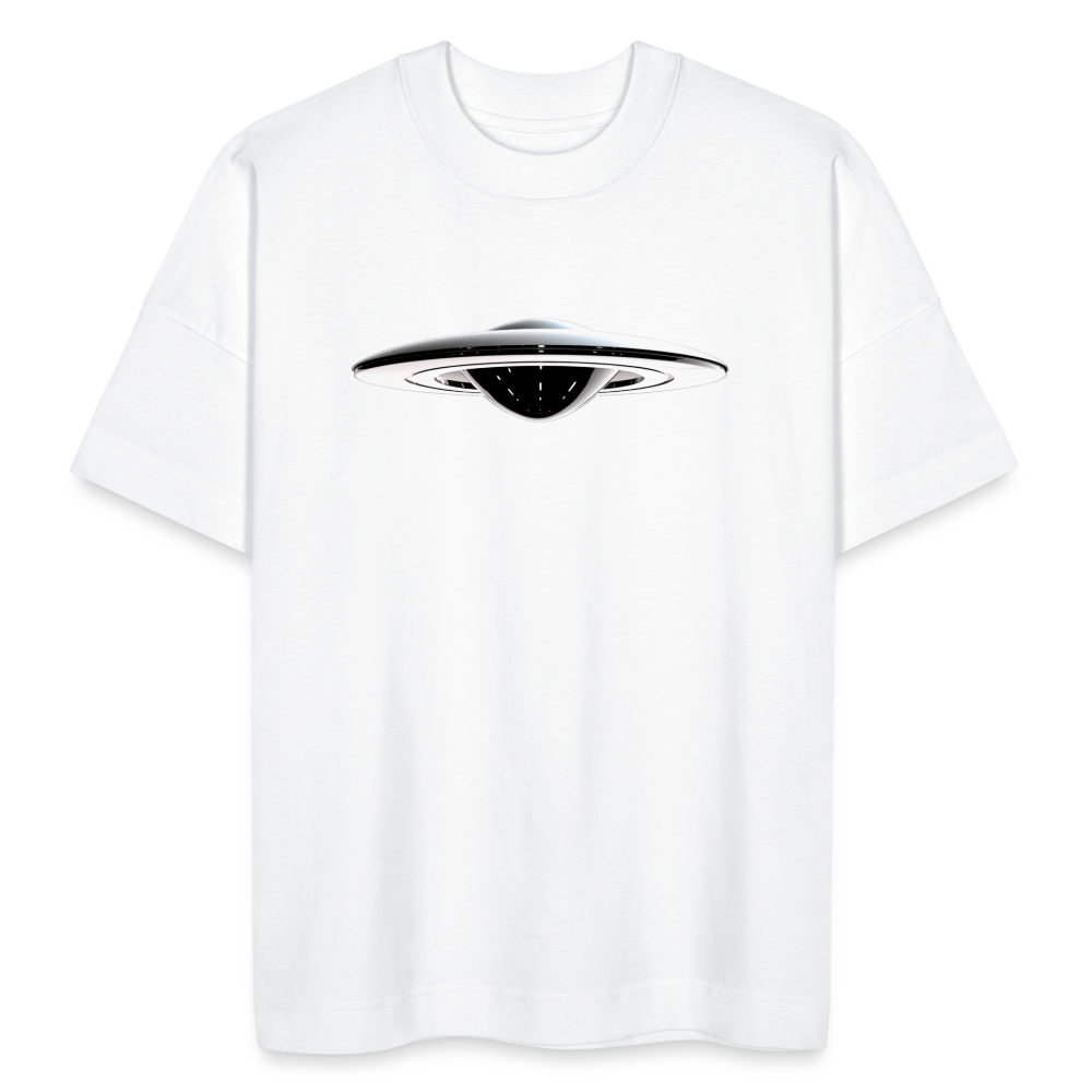 👽 Unisex OVERSIZE T-Shirt "UFO" 👽 - weiß