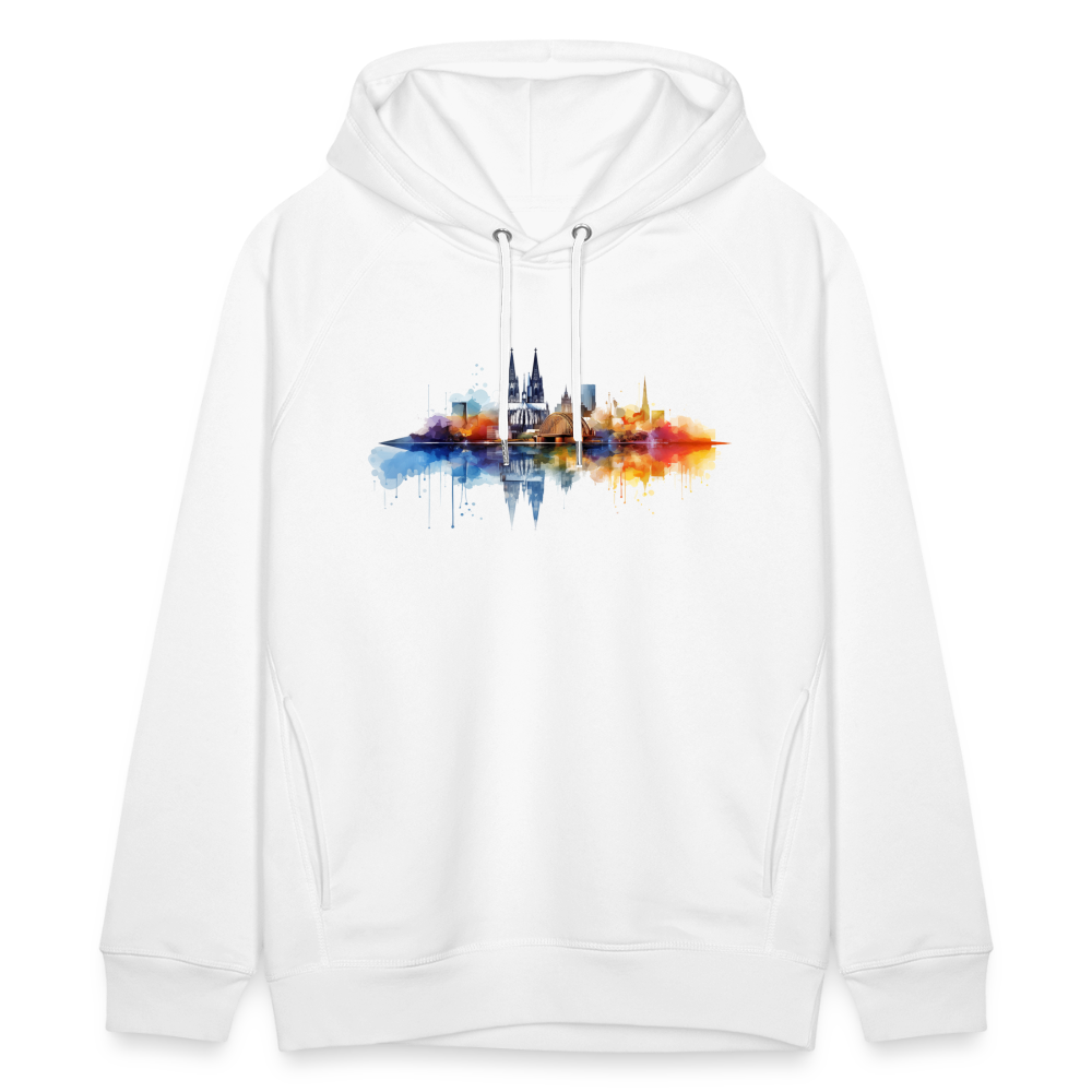 🌃 Unisex Premium Hoodie "CHILL OUT COLOGNE" Color Sky - weiß