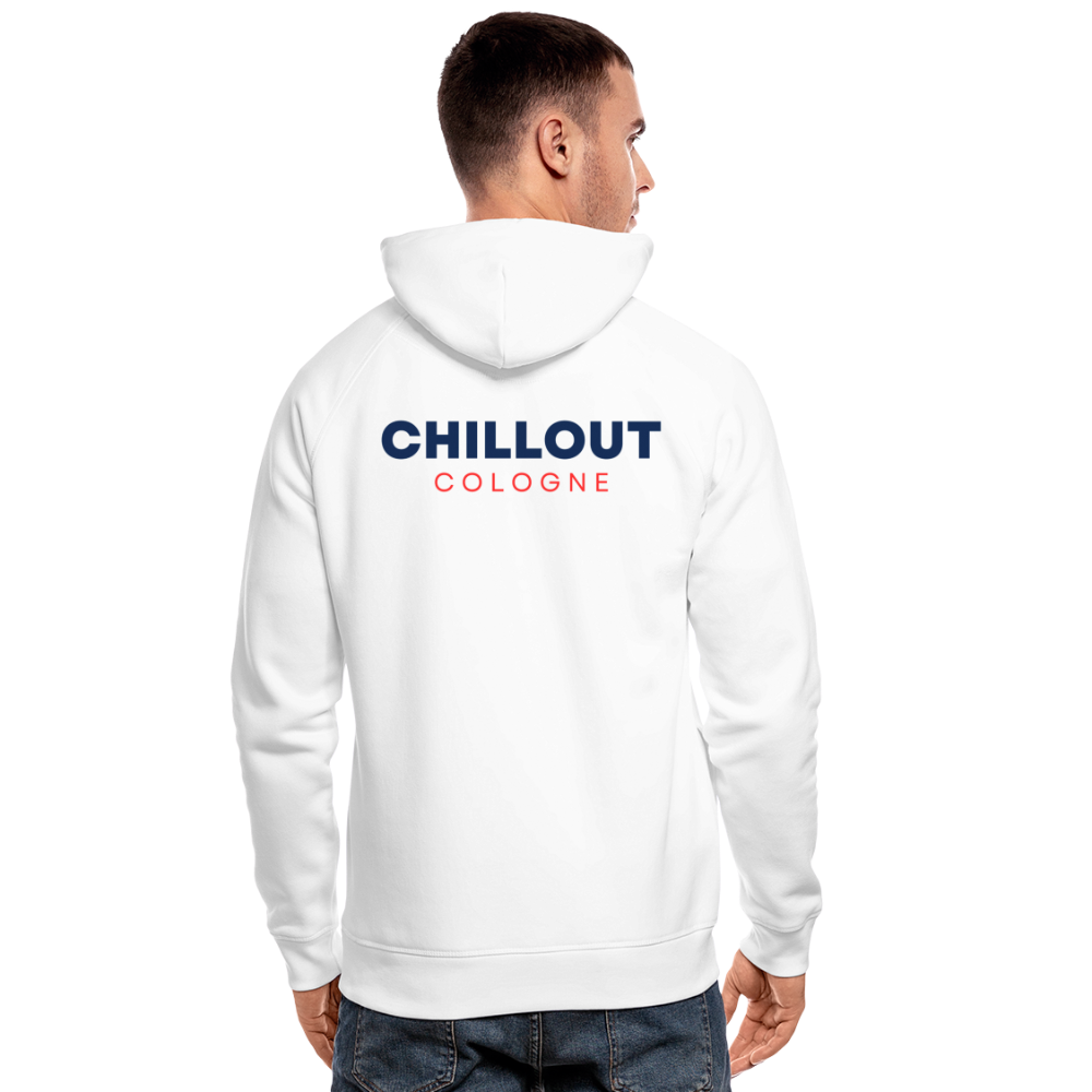 🌃 Unisex Premium Hoodie "CHILL OUT COLOGNE" Color Sky - weiß