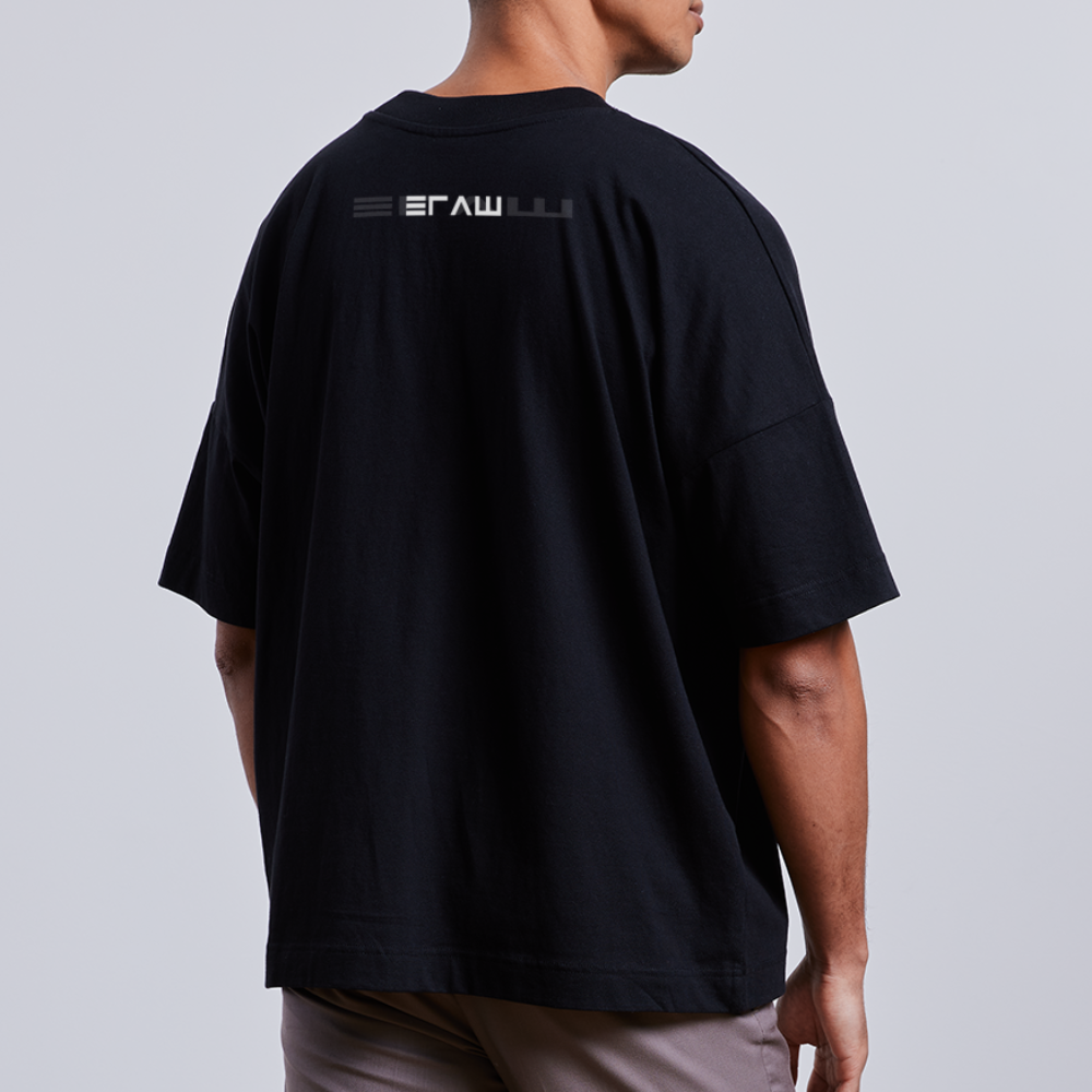 👽 Unisex OVERSIZE T-Shirt "ELECTANDRA" 👽 - Schwarz