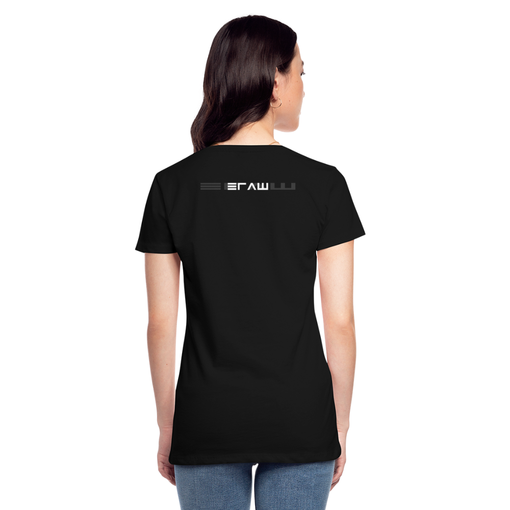👽 Women Premium Organic T-Shirt "ELECTANDRA" 👽 - Schwarz