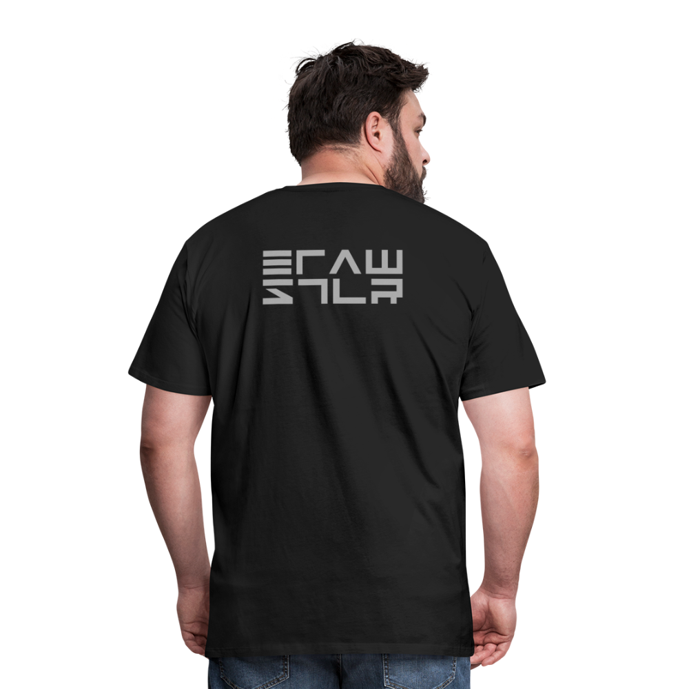 👽 Men Premium Organic T-Shirt "ALEXIS" 👽 - Schwarz