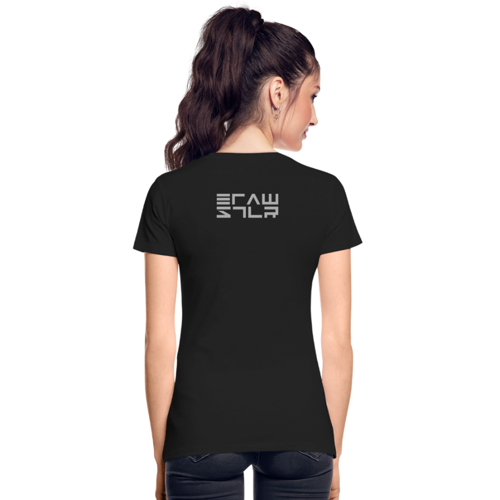 👽 Women Premium Organic T-Shirt "ALEXIS" 👽 - Schwarz