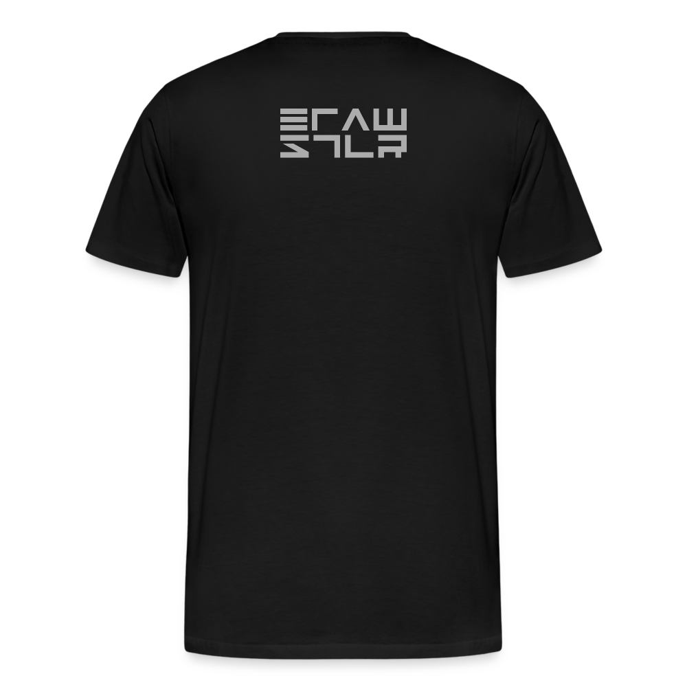 👽 Men Premium Organic T-Shirt "FARA" 👽 - Schwarz