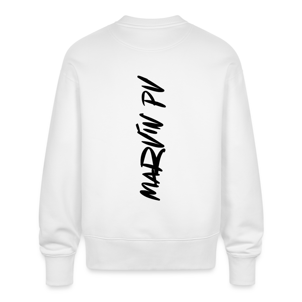 MARVIN PV Oversize-Sweater Streetstyle white - weiß