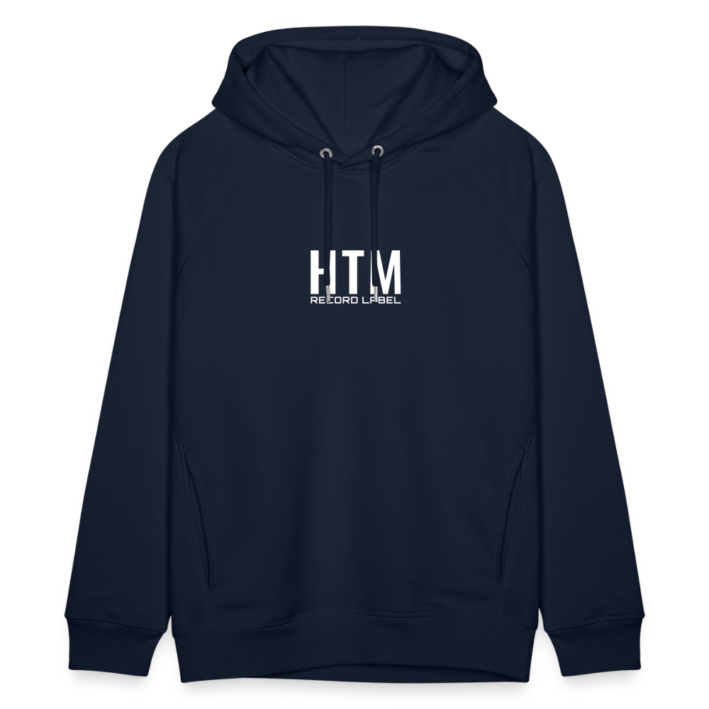 HTM Record Label ESSENTIAL Premium-Hoodie Unisex black / blue - Navy