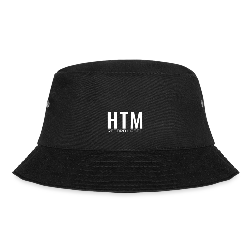 HTM Record Label ESSENTIAL Bucket Hat black - Schwarz
