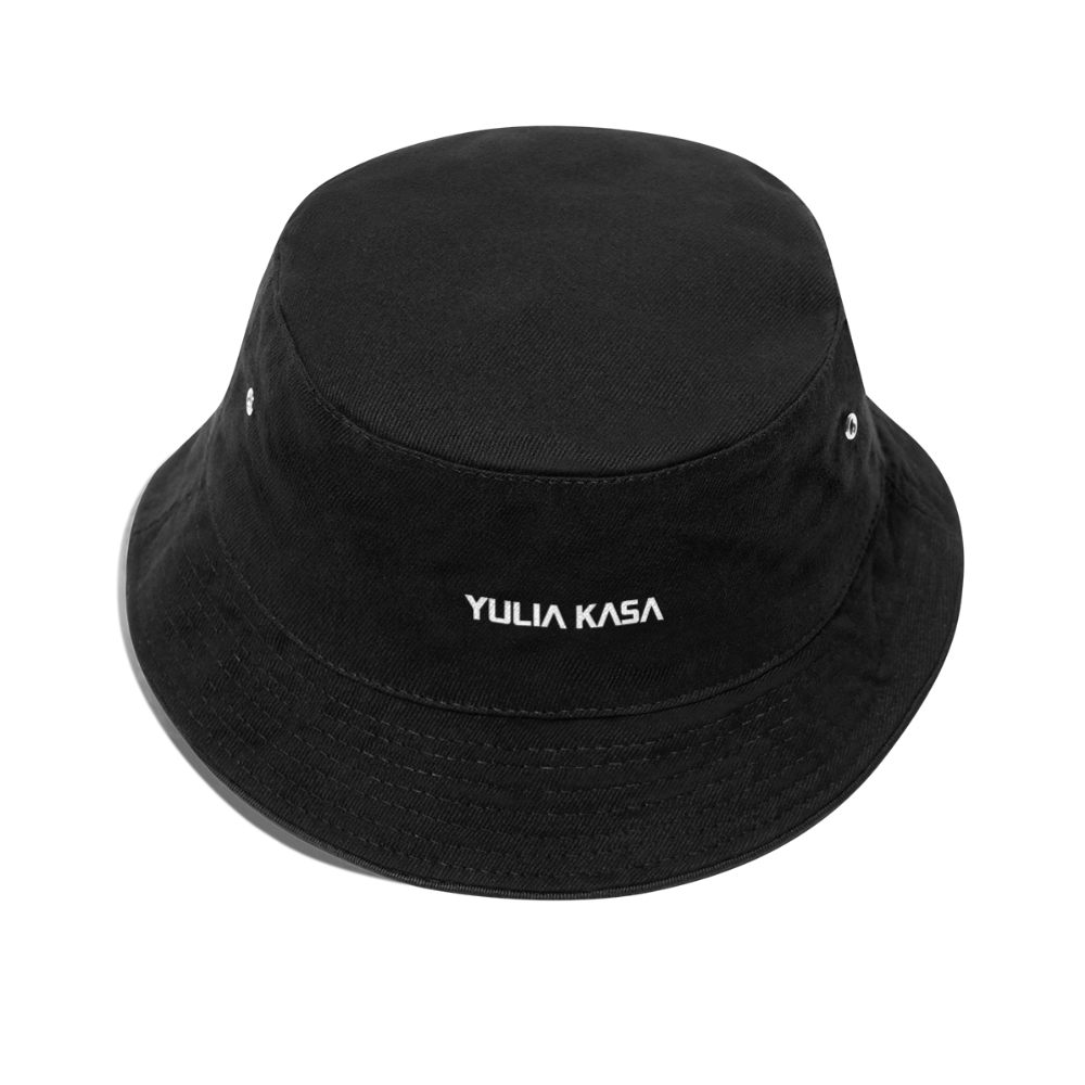 YULIA KASA Black Bucket Hat - Schwarz