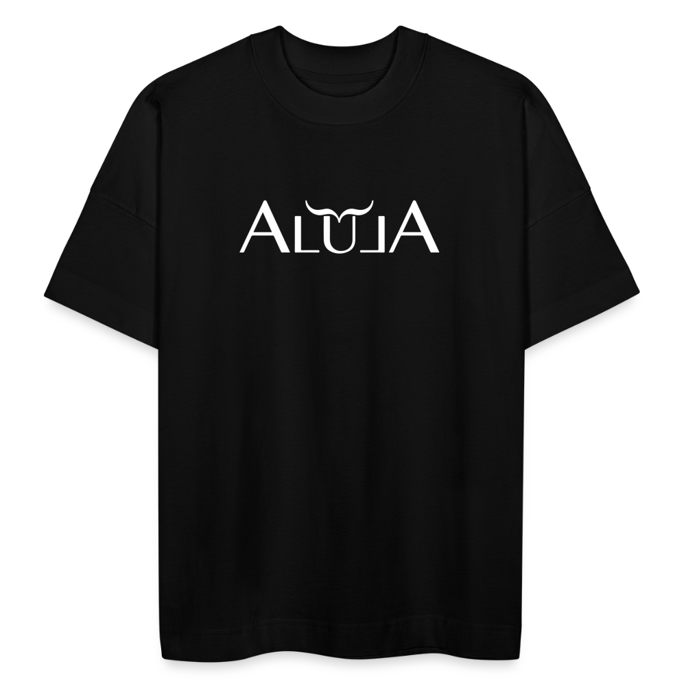 ALULA Oversize Premium Shirt Black - Schwarz
