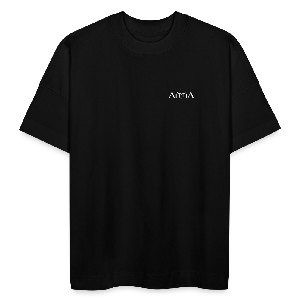 ALULA Oversize Premium Shirt Black - Monococ Flux - Schwarz