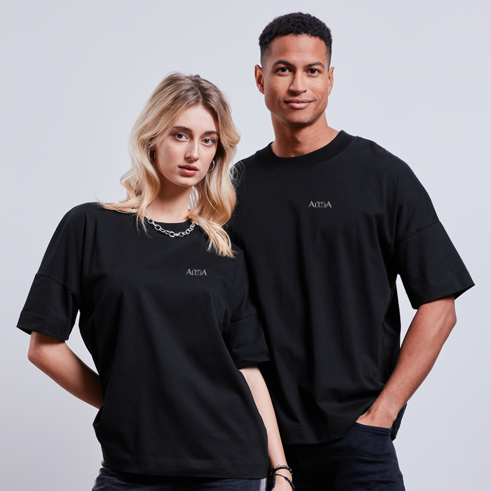 ALULA Oversize Premium Shirt Black - Monococ Flux - Schwarz