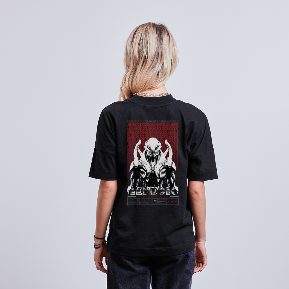 JOKER Oversize Premium Shirt Black - Minimal Genesis - Schwarz