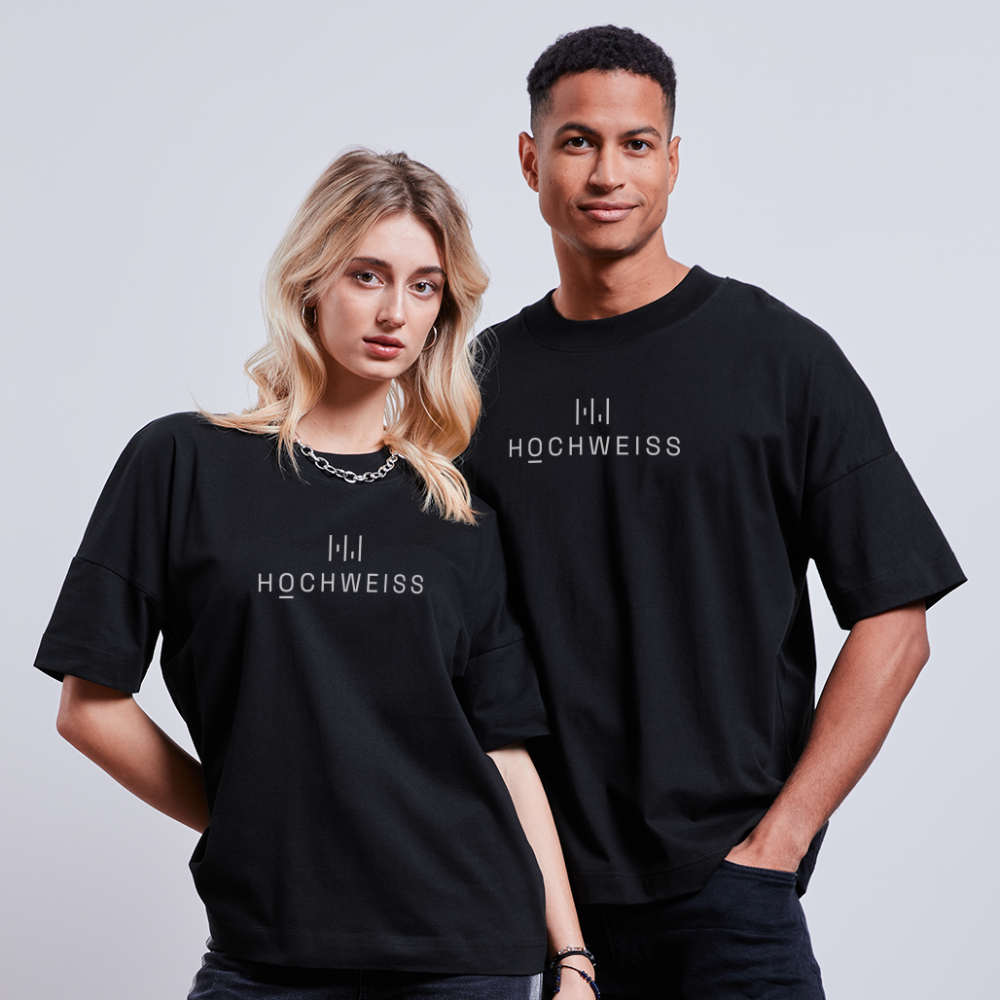 HOCHWEISS Oversize Premium Shirt Black - miniMahlzeit - Schwarz