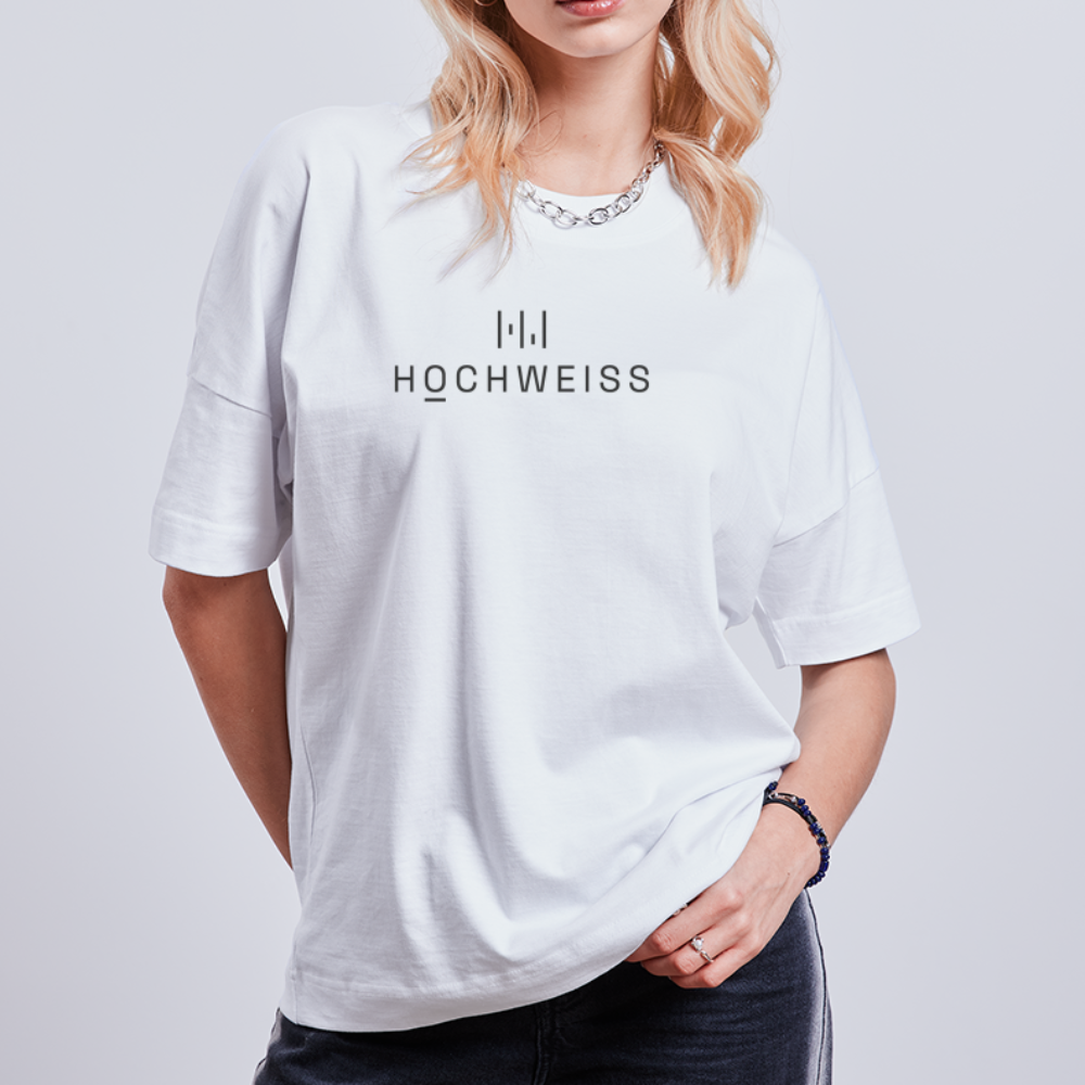 HOCHWEISS Oversize Premium Shirt White - miniMahlzeit - weiß