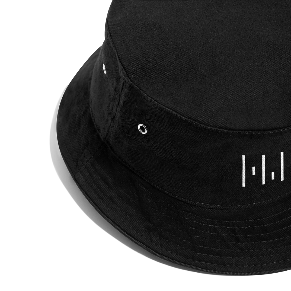 HOCHWEISS Bucket Hat - Schwarz
