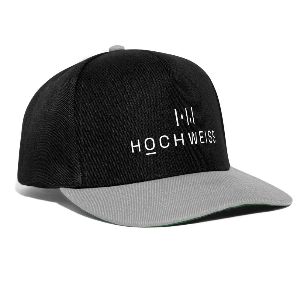 HOCHWEISS Snapcap - Schwarz/Grau