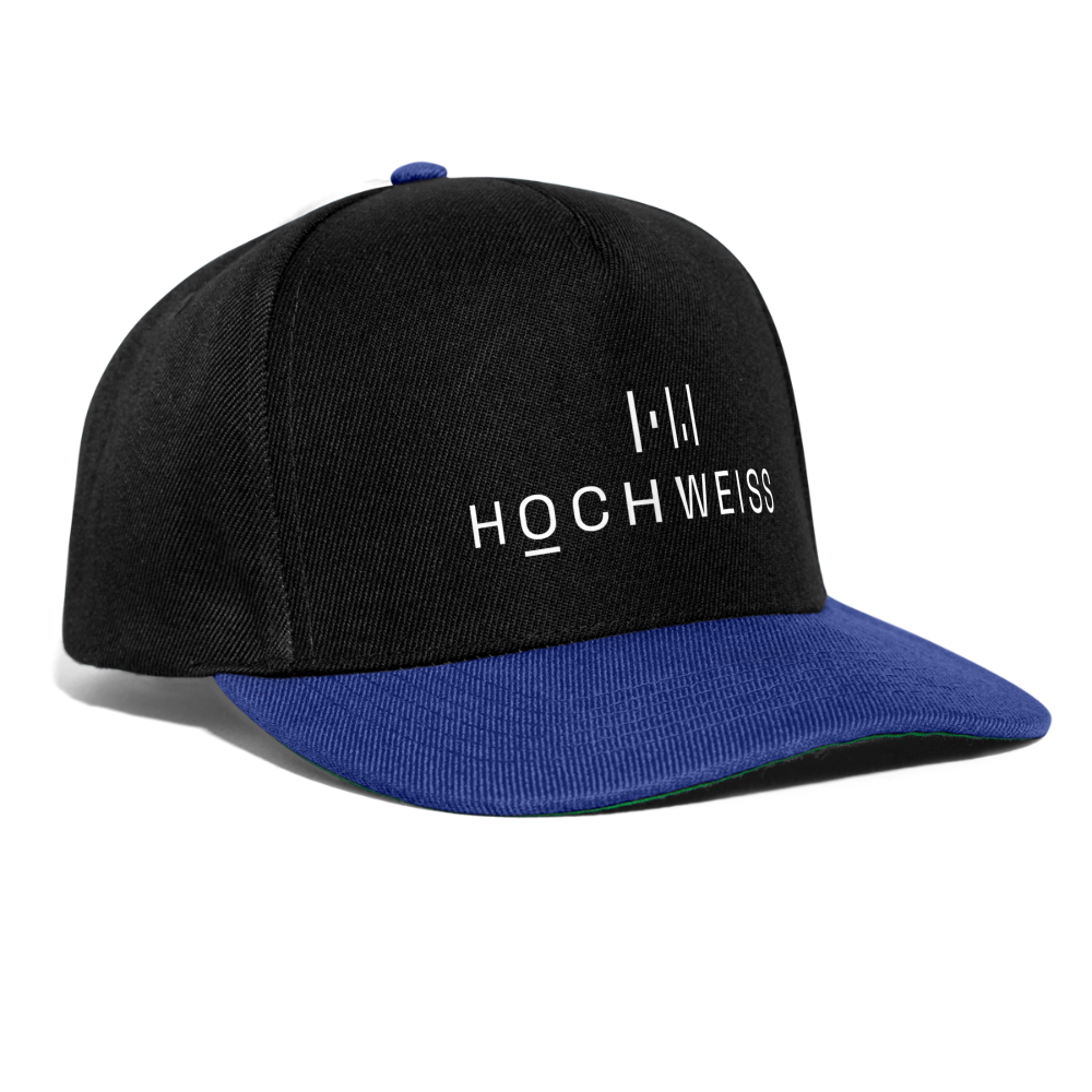 HOCHWEISS Snapcap - Schwarz/Königsblau