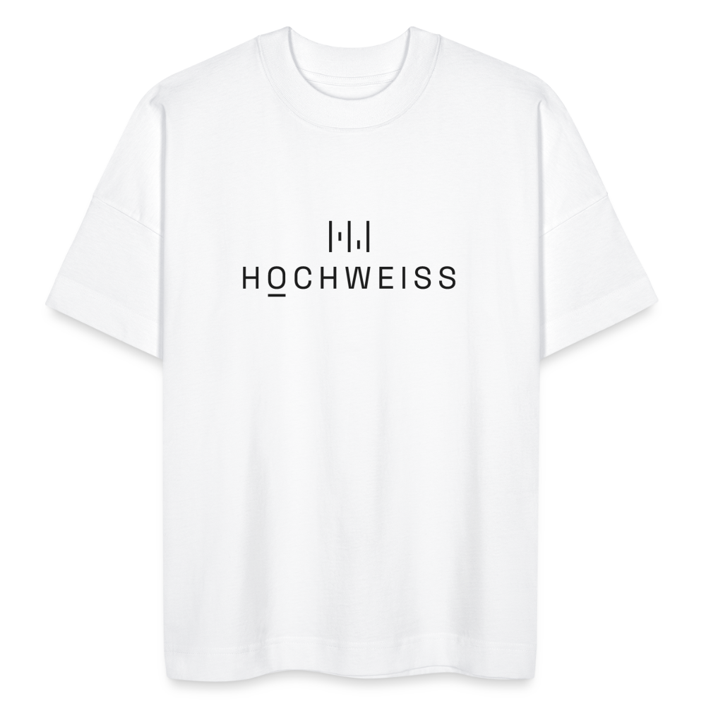 HOCHWEISS Oversize Premium Shirt White, Beige-White - weiß