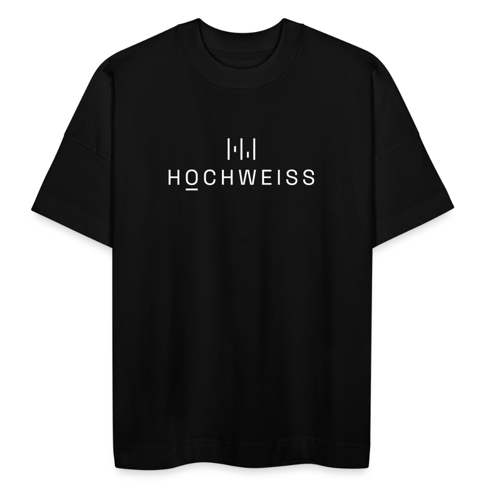 HOCHWEISS Oversize Premium Shirt Black - Schwarz