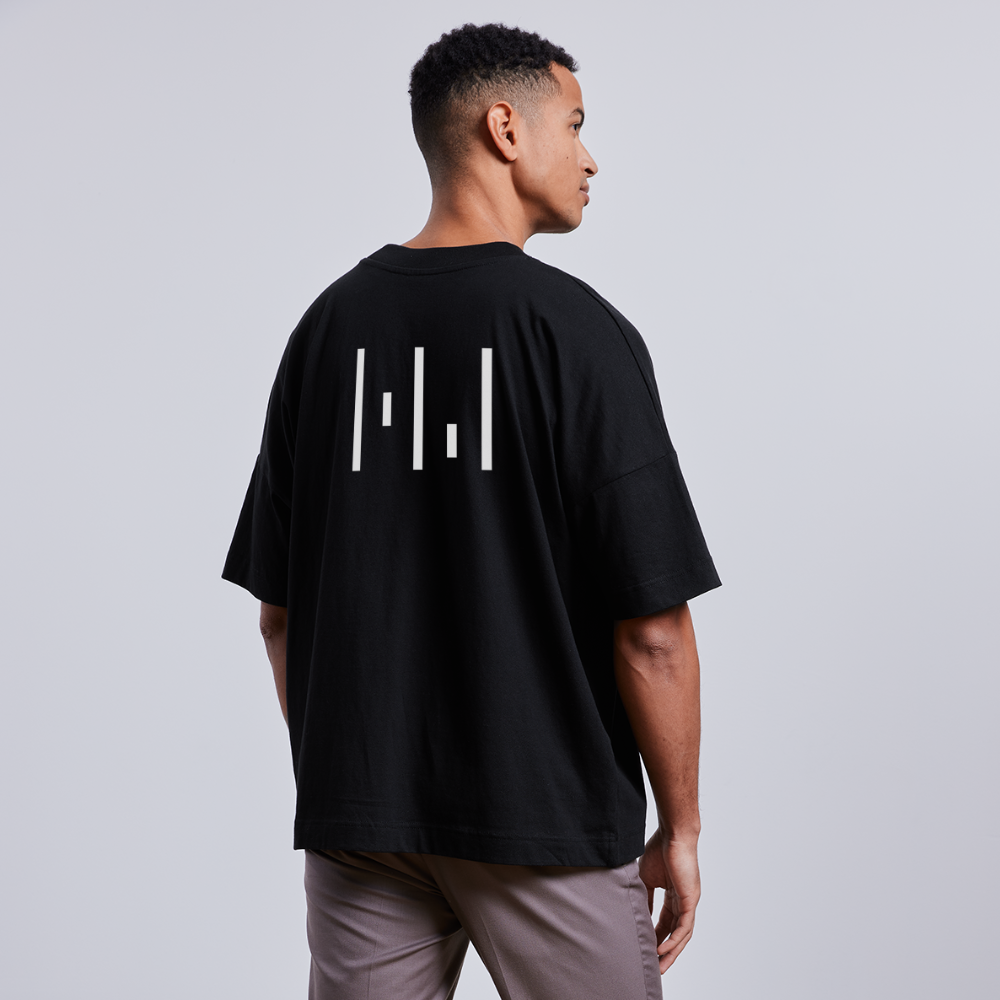HOCHWEISS Oversize Premium Shirt Black - Schwarz