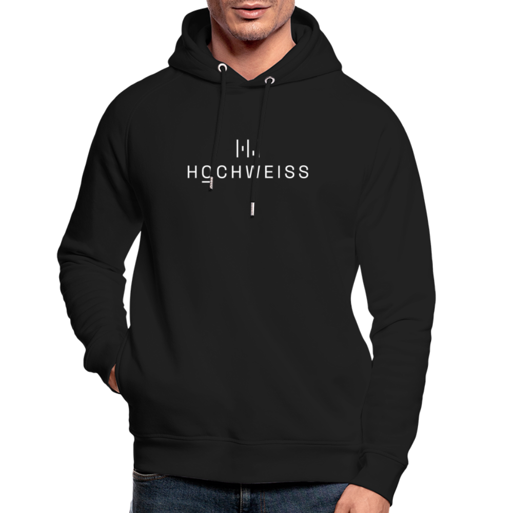 HOCHWEISS Premium Hoodie Black, Red, Navy-Blue - Schwarz