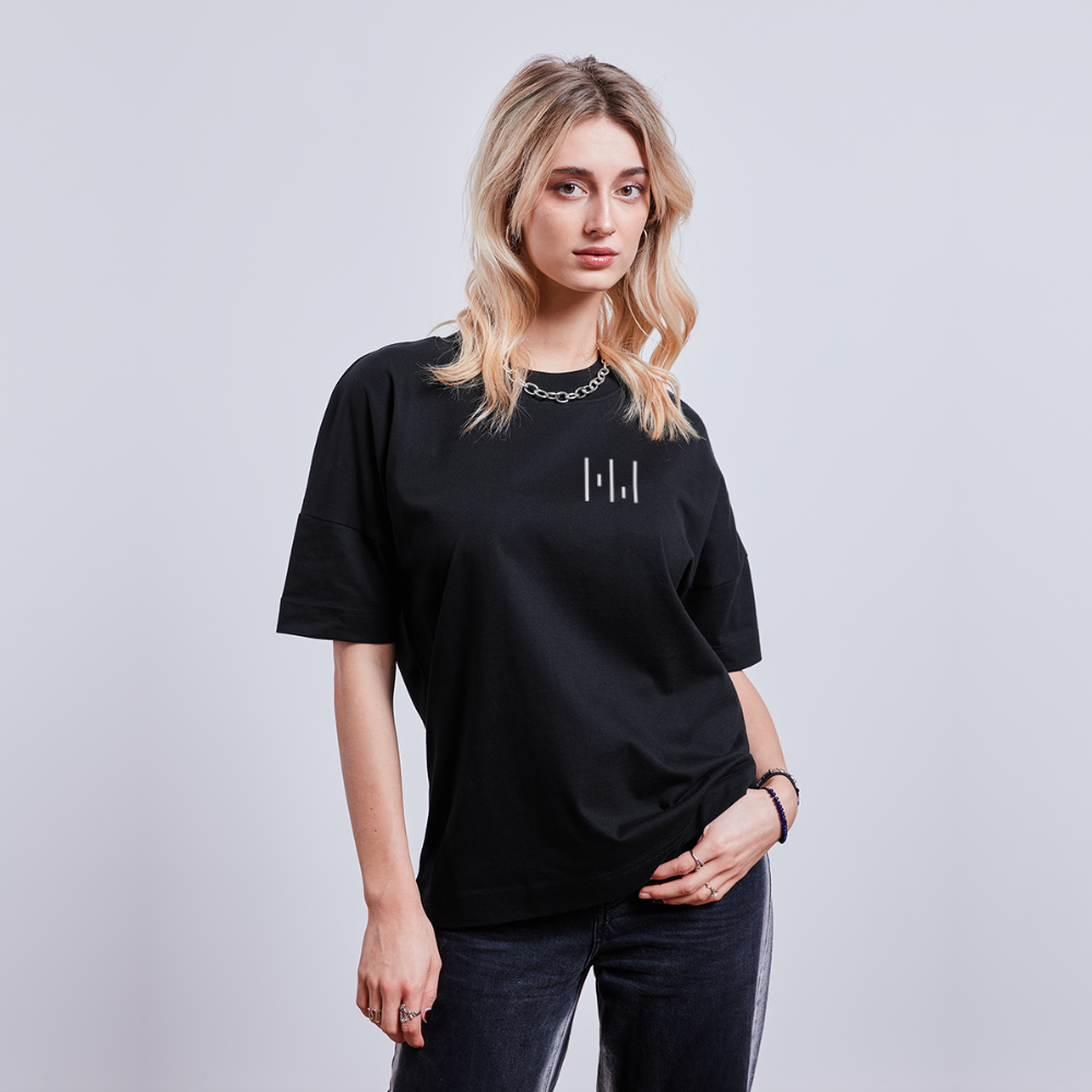 HOCHWEISS Oversize Premium Shirt Black II - Schwarz