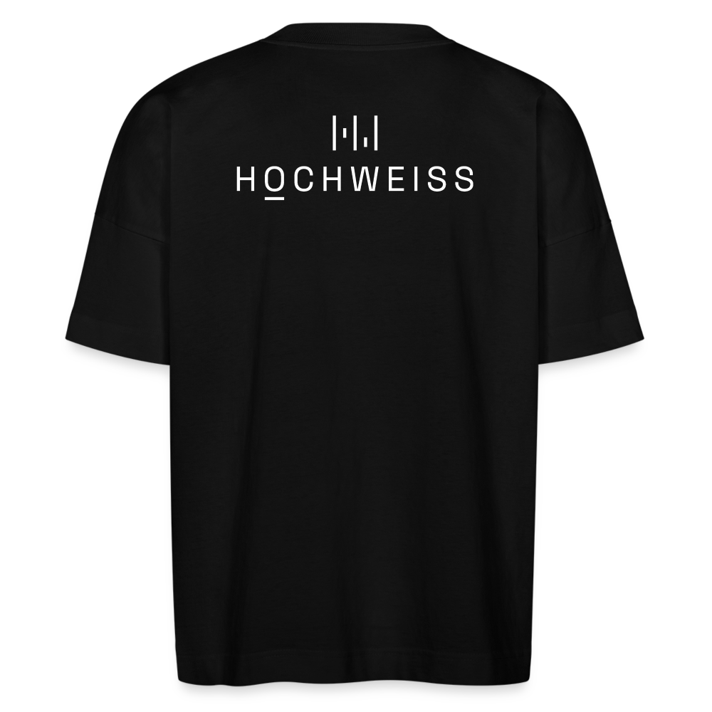 HOCHWEISS Oversize Premium Shirt Black II - Schwarz
