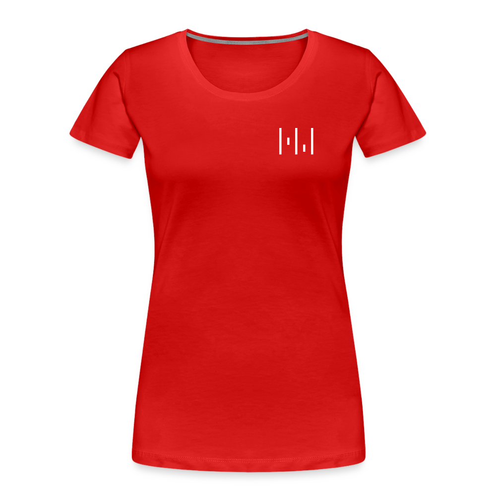 HOCHWEISS Clubshirt Women Black, Red, Navy-Blue II - Rot