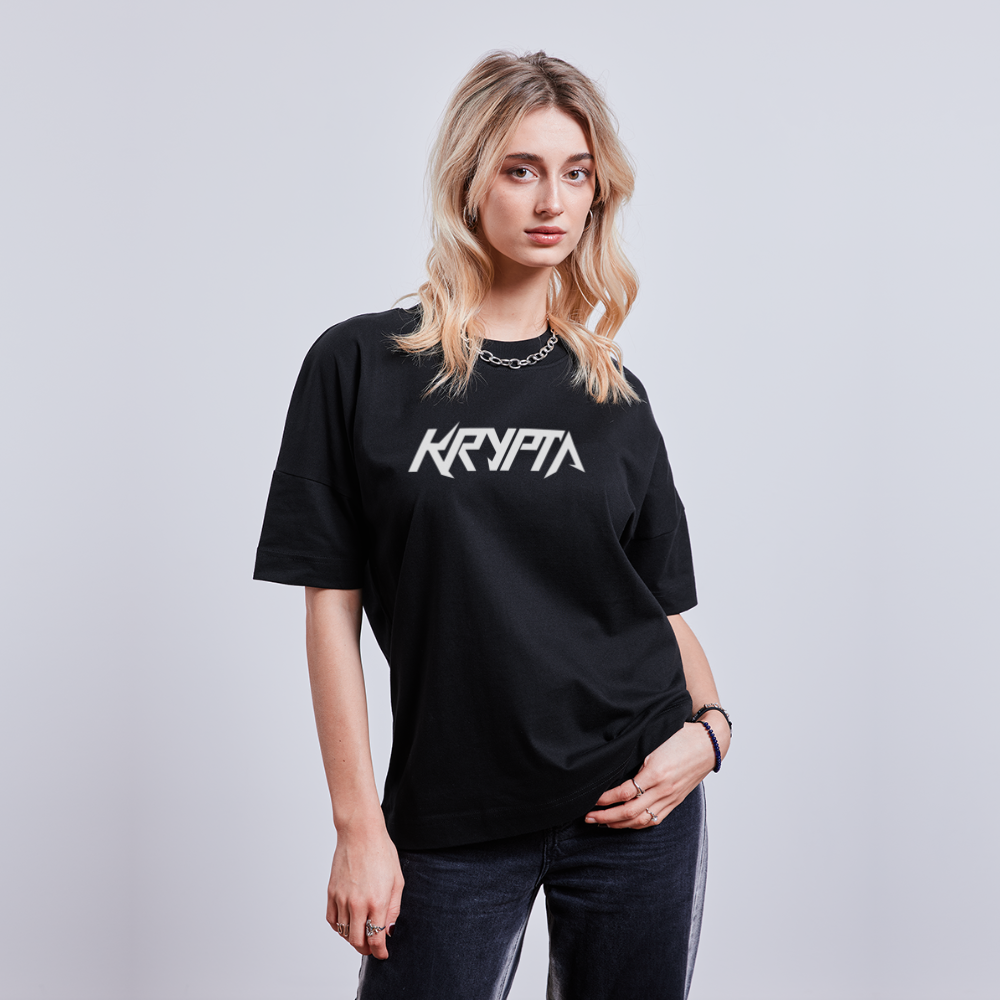 KRYPTA Oversize-Shirt black - Schwarz