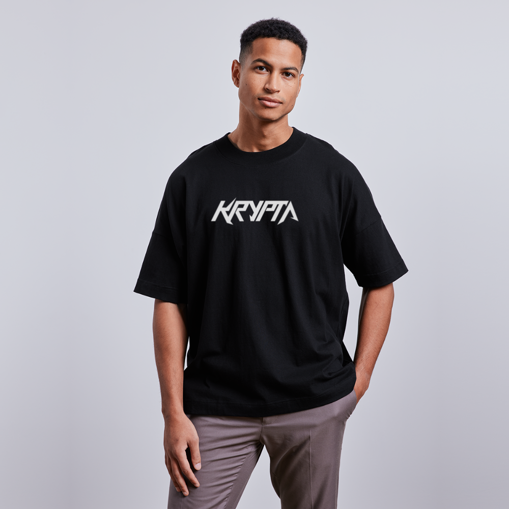 KRYPTA Oversize-Shirt black - Schwarz