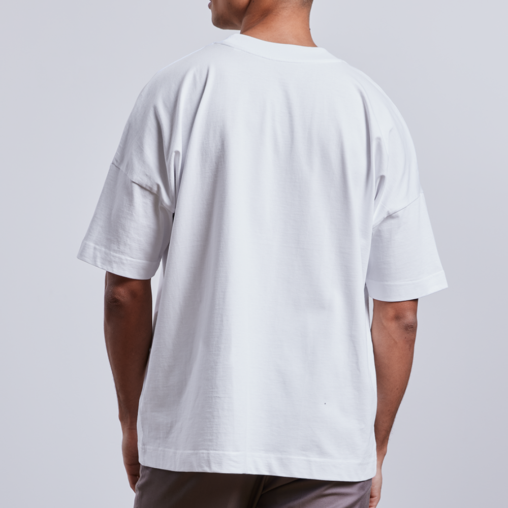 KRYPTA Oversize Unisex Premium Shirt White - weiß