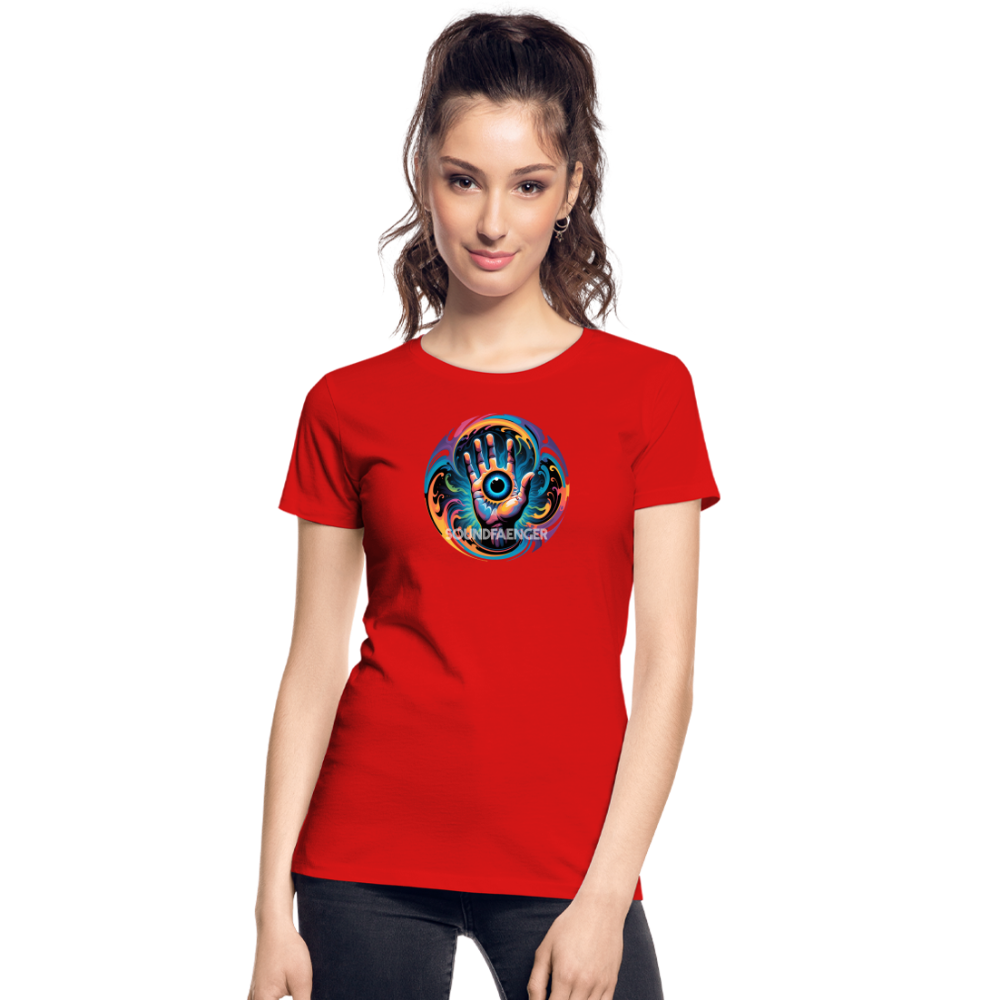 SOUNDFAENGER MAGIC EYE 1 T-Shirt Women black, white, blue, red - Rot