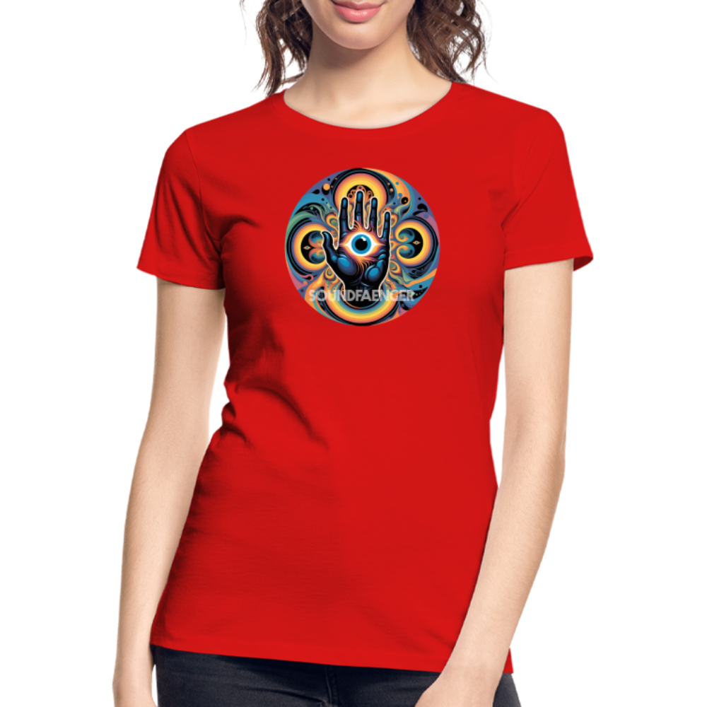 SOUNDFAENGER MAGIC EYE 2 T-Shirt Women black, white, blue, red - Rot