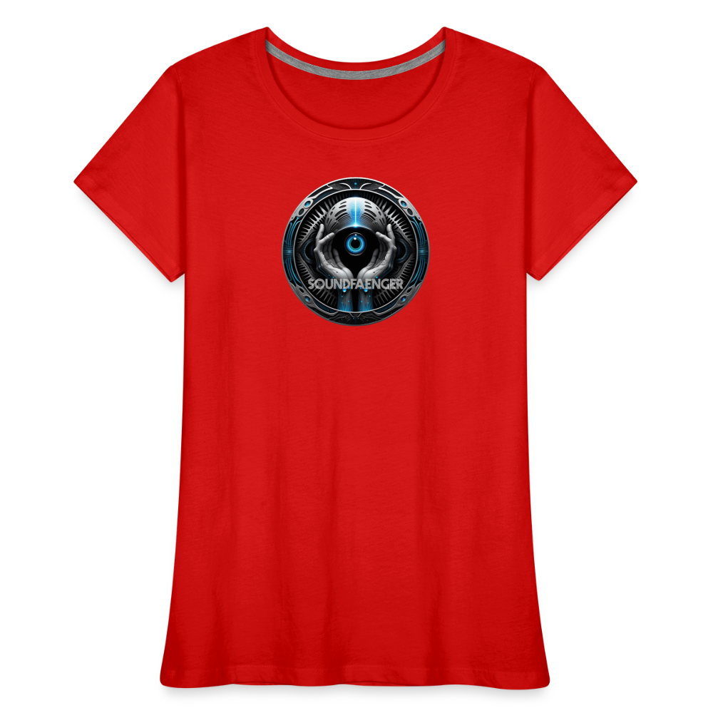 SOUNDFAENGER DIGITAL EYE 1 T-Shirt Women black, white, blue, red - Rot
