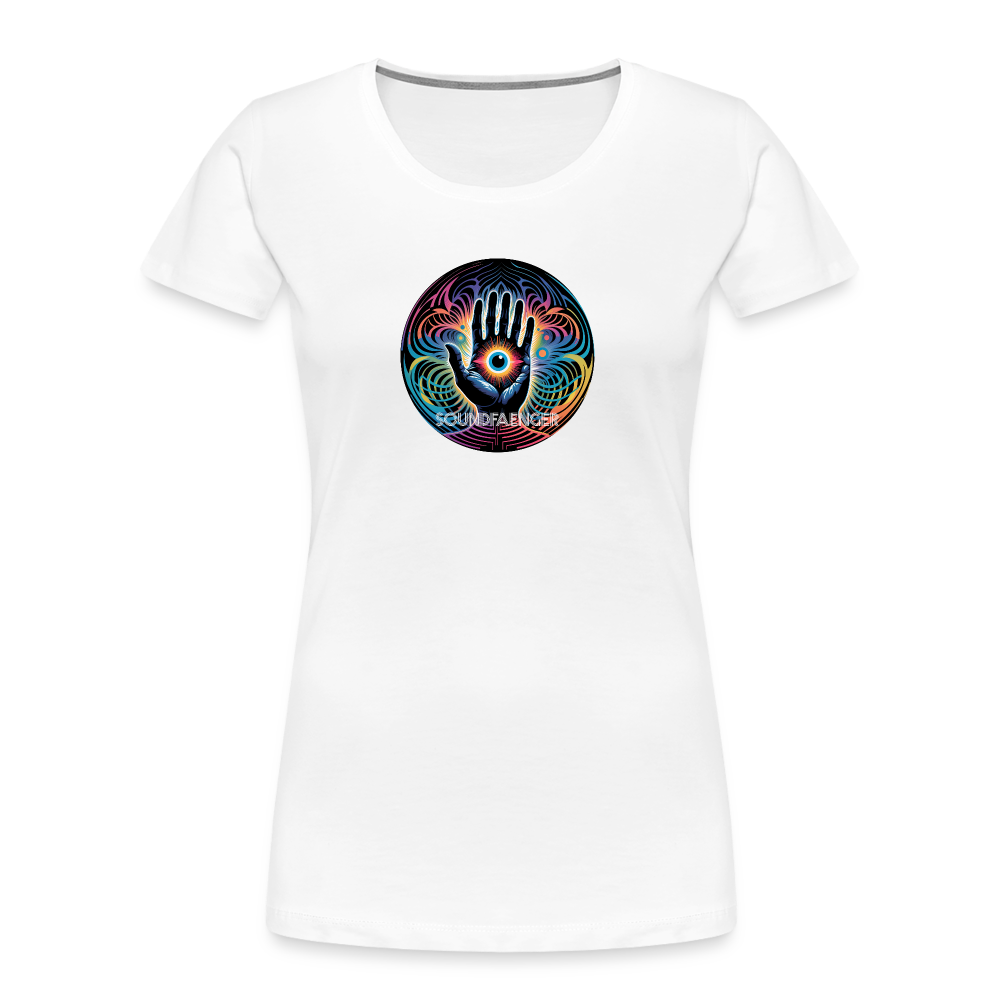 SOUNDFAENGER MAGIC EYE 3 T-Shirt Women black, white, blue, red - Weiß