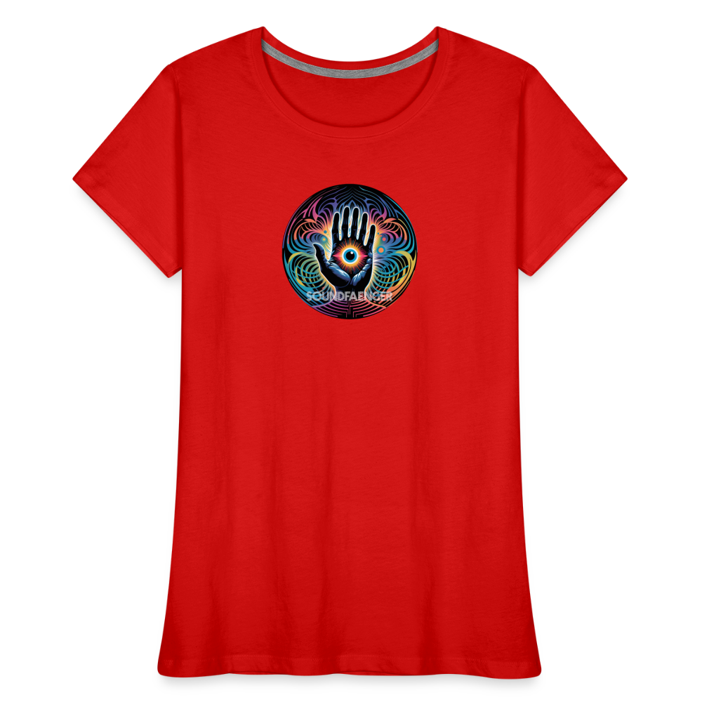 SOUNDFAENGER MAGIC EYE 3 T-Shirt Women black, white, blue, red - Rot