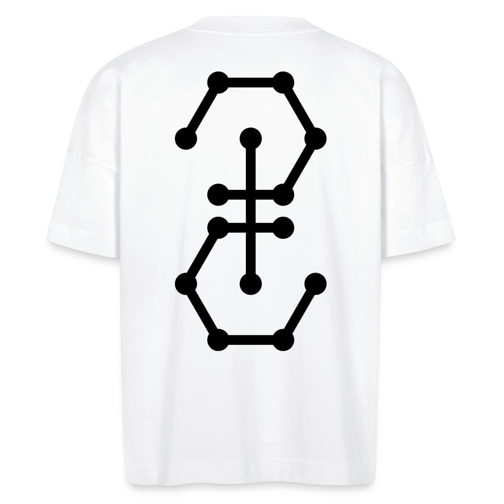 ADN MUTANT SPECIAL Oversize Unisex T-Shirt white - Weiß